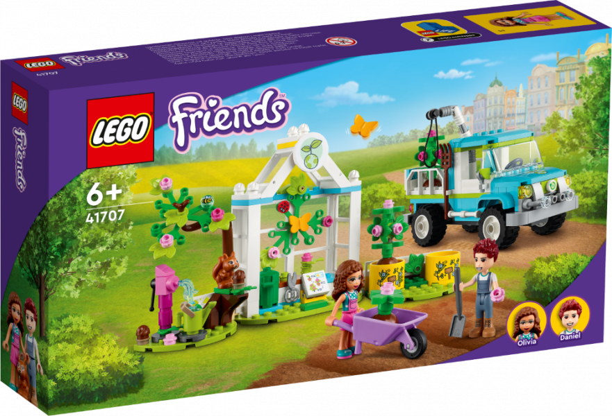 41707 LEGO® friends Koku stādīšanas auto, 6+ gadiem, NEW 2022! (Maksas piegāde eur 3.99)