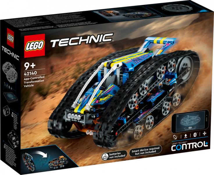42140 LEGO® Technic Ar lietotni vadāms pārbūvējams transportlīdzeklisno 9+ gadiem NEW 2022! (Maksas piegāde eur 3.99)