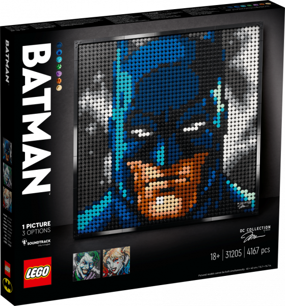 31205 LEGO® Art Jim Lee Batman™ kolekcija, no 18+ gadiem NEW 2022! (Maksas piegāde eur 3.99)