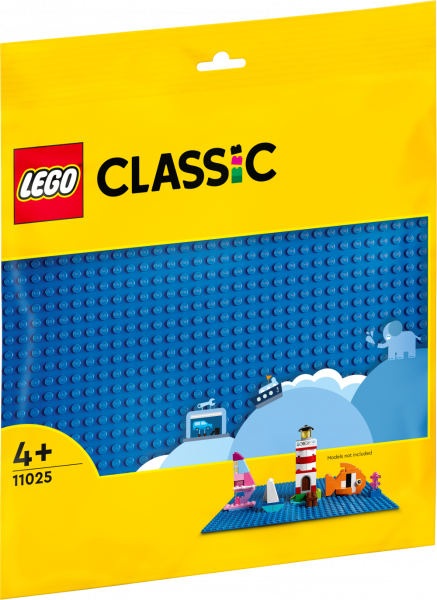 11025 LEGO® Classic Синяя базовая пластина, с 4+ лет NEW 2022!