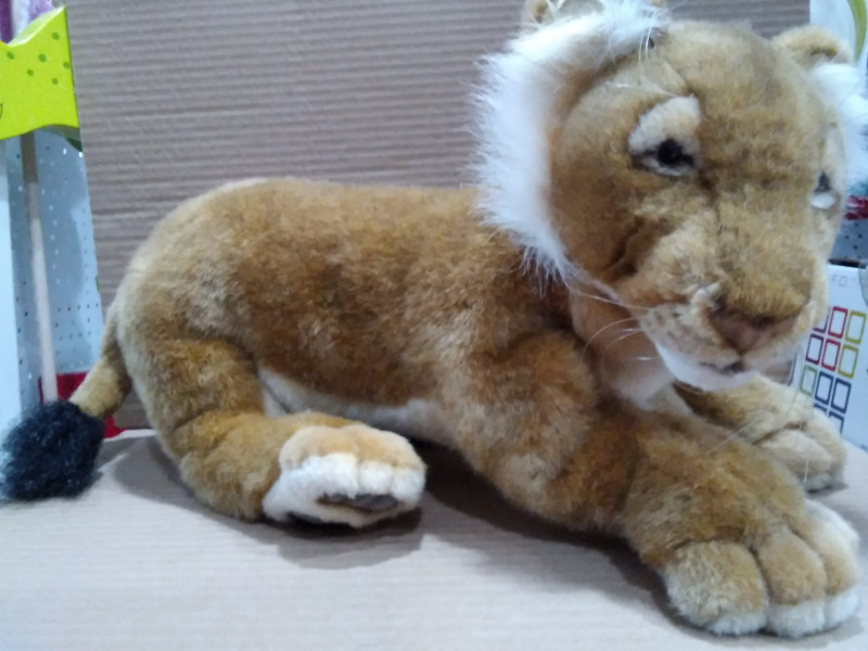 Mīkstā rotaļlieta - Lauva 53cm ar astīti