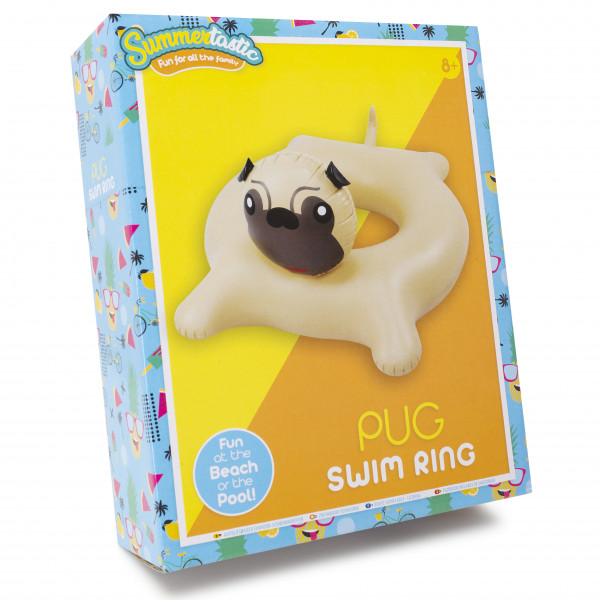 Grafix Piepūšams peldēšanas riņķis Pug swim ring 8+gadi