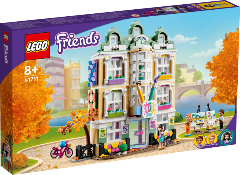 41711 LEGO® Friends Emmas mākslas skola, no 8+ gadiem, NEW 2022! (Maksas piegāde eur 3.99)
