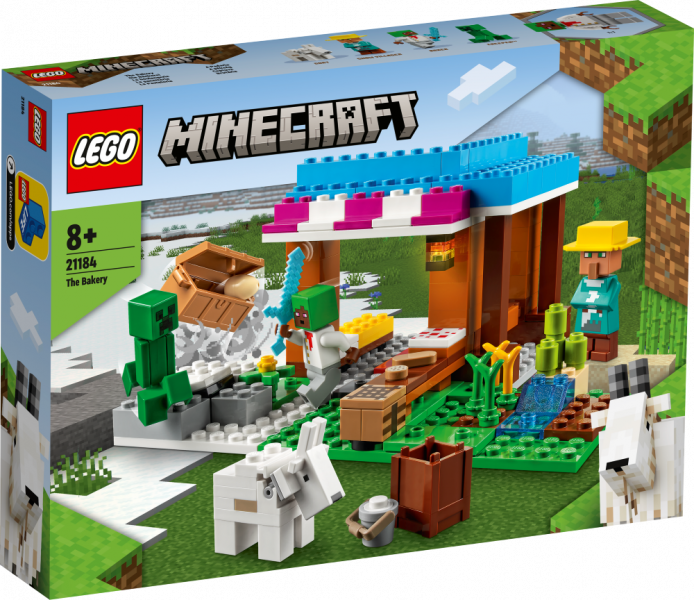 21184 LEGO® Minecraft Ceptuve, no 8+ gadiem, NEW 2022! (Maksas piegāde eur 3.99)
