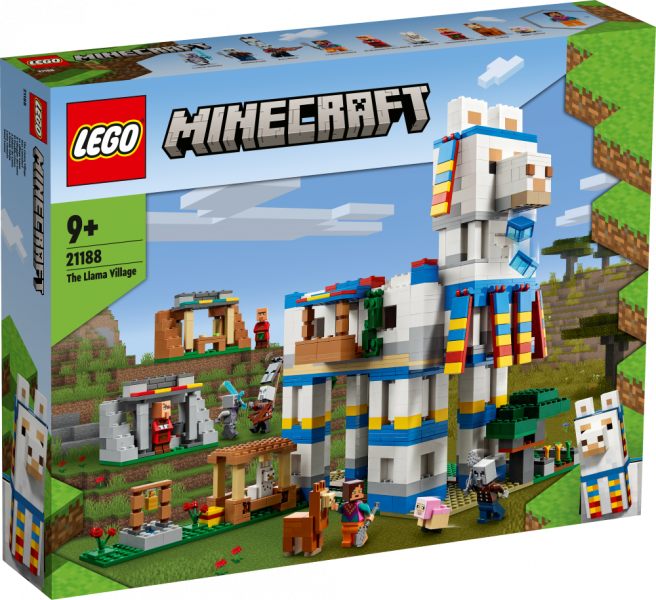 21188 LEGO® Minecraft Lamu ciemats, no 9+ gadiem, NEW 2022! (Maksas piegāde eur 3.99)