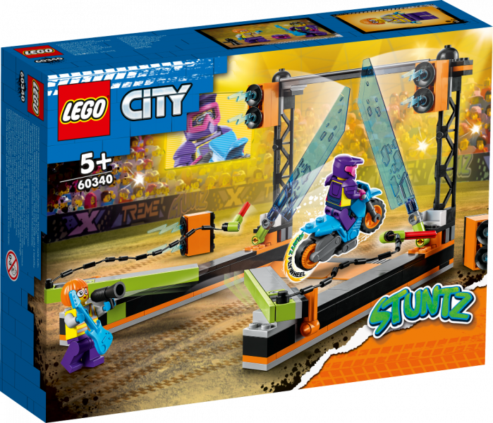 60340 LEGO® City Asmeņu triku izaicinājums ,no 5+ gadiem, NEW 2022! (Maksas piegāde eur 3.99)