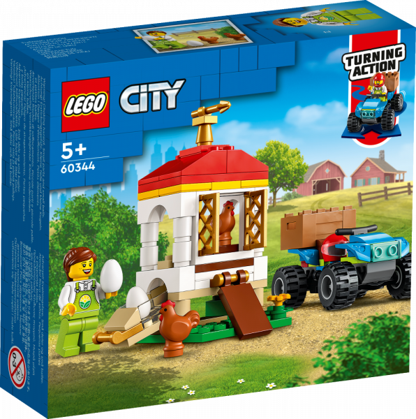 60344 LEGO® City Cāļu māja, no 5+ gadiem, NEW 2022!