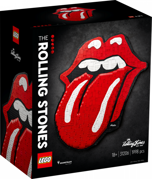 31206 LEGO® Art The Rolling Stones, no 18+ gadiem, NEW 2022!