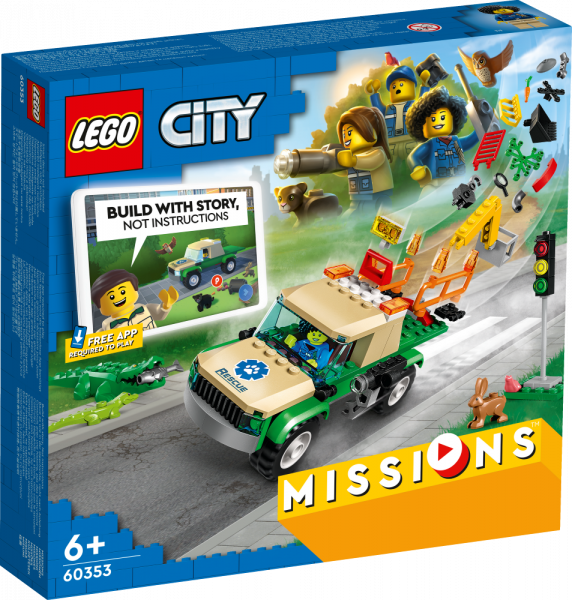 60353 LEGO® City Savvaļas dzīvnieku glābšanas misijas, no 6+ gadiem, NEW 2022! (Maksas piegāde eur 3.99)