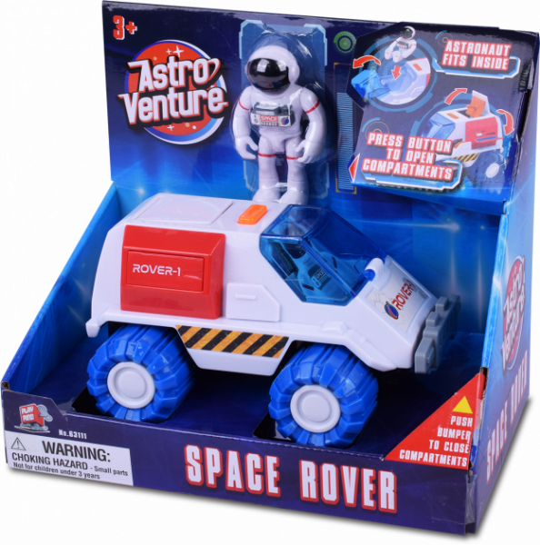 Kosmosa mašīna (atveramas durvis) ar astronautu, no 3gadiem