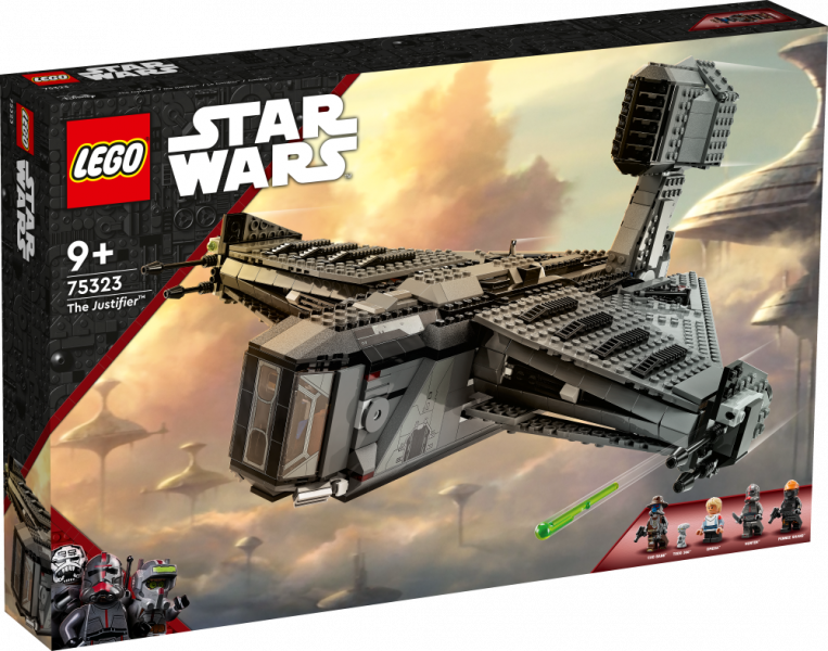 75323 LEGO® Star Wars™ Justifier™, 9no + gadiem, NEW 2022! (Maksas piegāde eur 3.99)