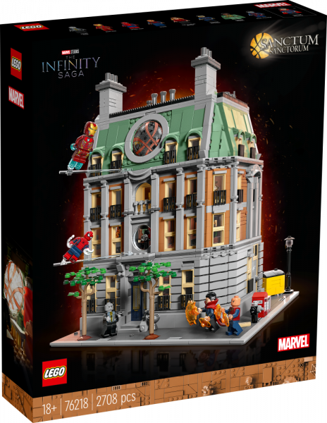 76218 LEGO® Marvel Sanctum Sanctorum, no 18+ gadiem, NEW 2022! (Maksas piegāde eur 3.99)