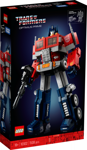 10302 LEGO® ICONS™ Optimus Prime, с 18+ лет, NEW 2022! (Maksas piegāde eur 3.99)