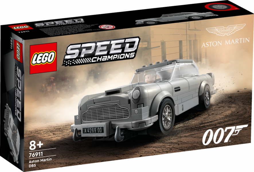76911 LEGO® Speed Champions 007 Aston Martin DB5, no 8+ gadiem, NEW 2022!