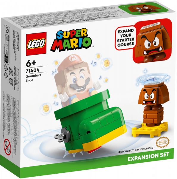 71404 LEGO® Super Mario Gumbas zābaka paplašinājuma maršruts, no 6+ gadiem, NEW 2022! (Maksas piegāde eur 3.99)
