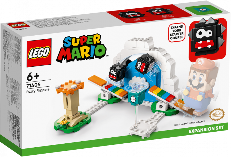 71405 LEGO® Super Mario Pūkaiņa vārtu paplašinājuma maršruts, no 6+ gadiem, NEW 2022! (Maksas piegāde eur 3.99)