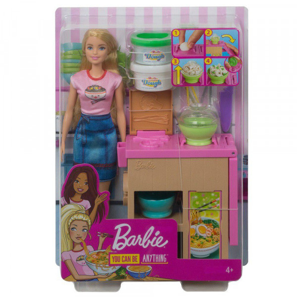 Barbie Lelle Bārbija -profesija- Pastas meistare ar plastilīnu no 4 gadiem GHK43