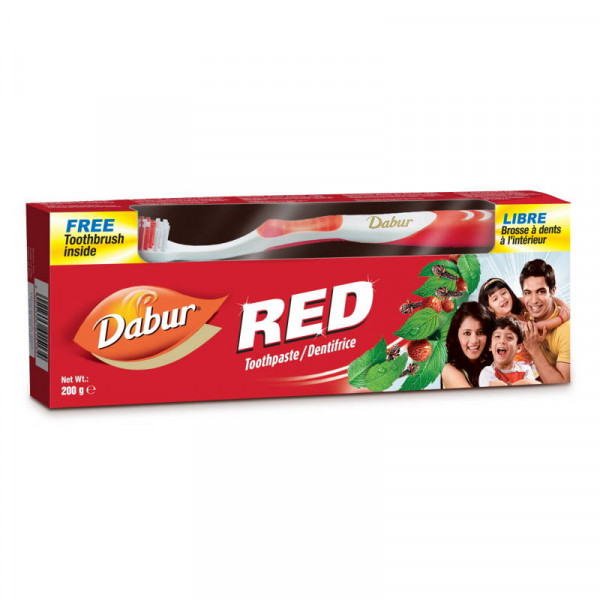 Dabur Red zobu pasta + zobu birstīte, 200 ml