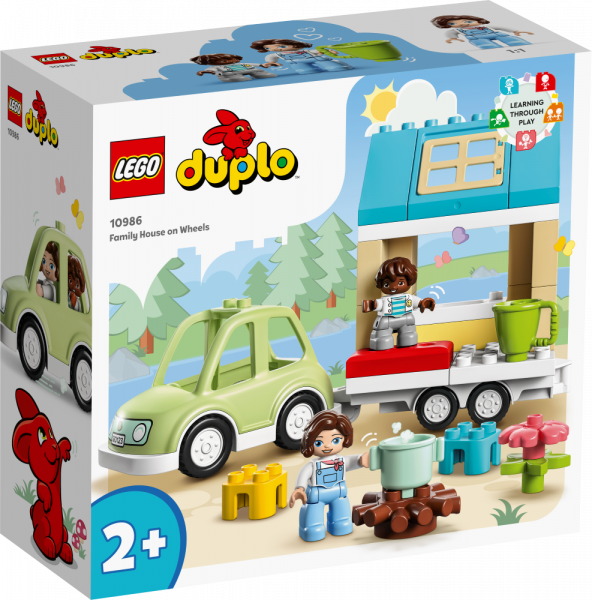 10986 LEGO® DUPLO Семейный дом на колёсах, с 2+ лет, NEW 2023!
