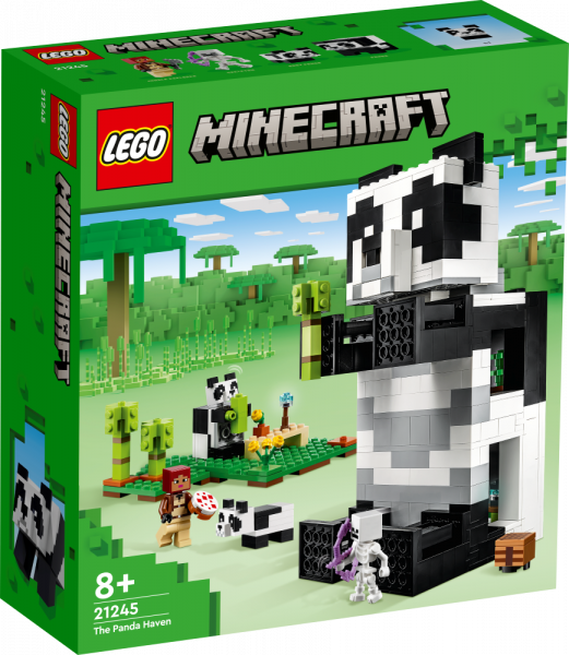 21245 LEGO® Minecraft Pandu patvērums, no 8+ gadiem, NEW 2023!