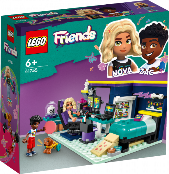 41755 LEGO® Friends Novas istaba, no 6+ gadiem, NEW 2023!