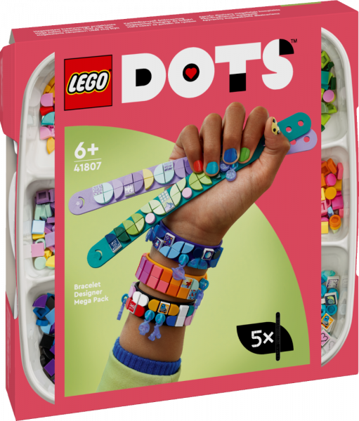 41807 LEGO® DOTS Большой набор дизайнера браслетов, с 6+ лет, NEW 2023!