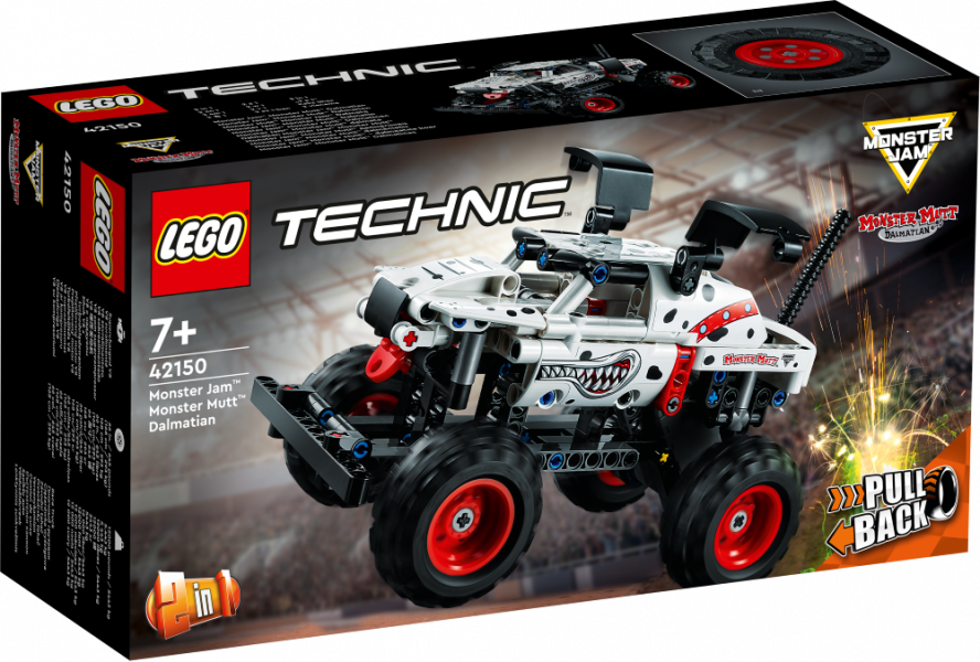 42150 LEGO® Technic Monster Jam™ Monster Mutt™ Dalmatian, с 7+ лет, NEW 2023!