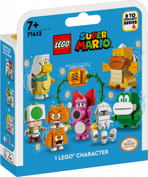 71413 LEGO® Super Mario Фигурки персонажей: 6-я серия, с 7+ лет, NEW 2023!