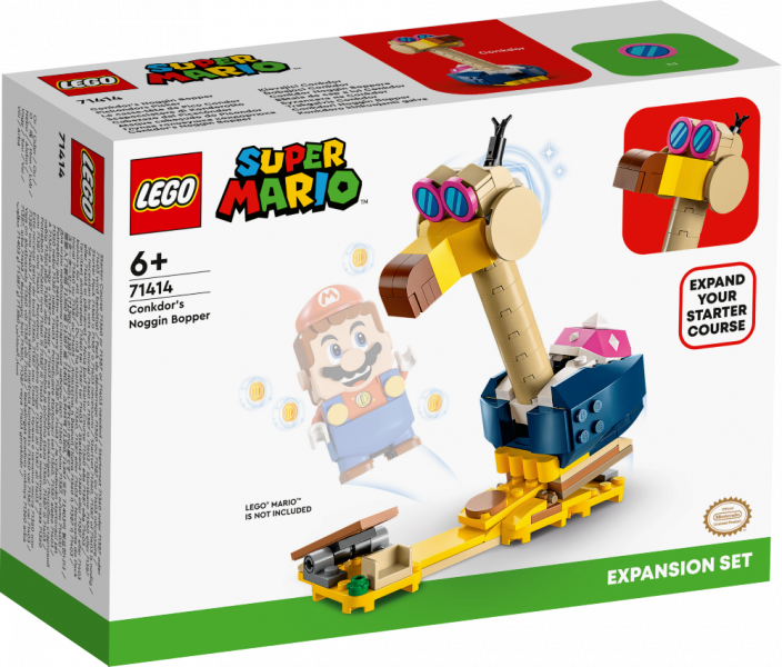 71414 LEGO® Super Mario Trakgalvja Conkdor paplašinājuma maršruts, no 6+ gadiem, NEW 2023!