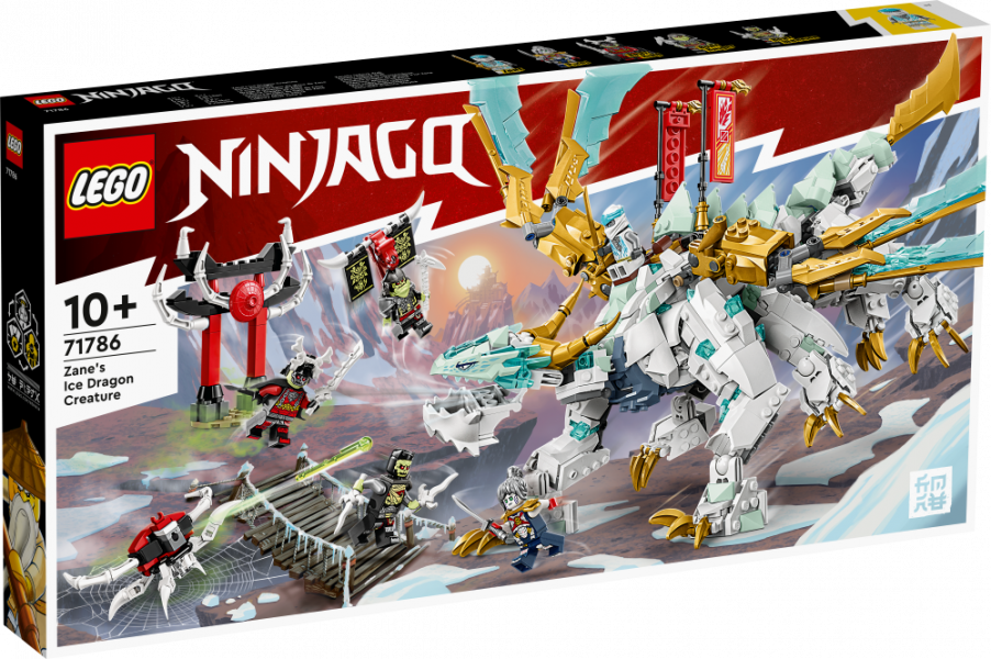 71786 LEGO® Ninjago Ледяной дракон Зейна, с 10+ лет, NEW 2023!