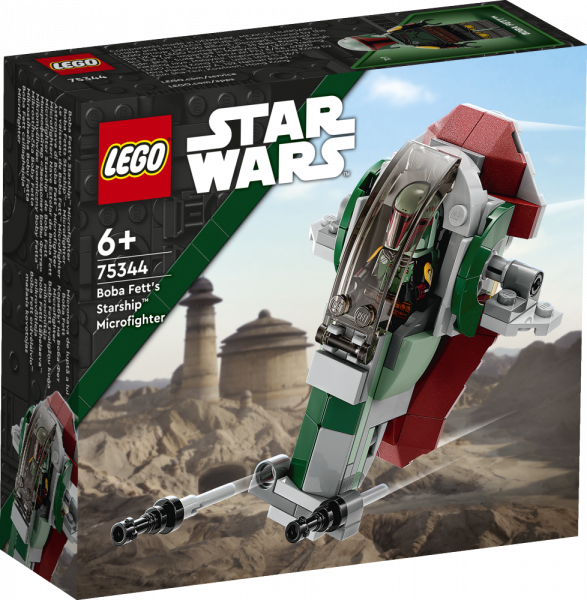 75344 LEGO® Star Wars™ Микрофайтер «Звездолет Бобы Фетта», с 6+ лет, NEW 2023!