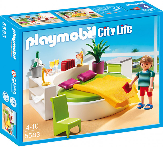 5583 PLAYMOBIL® City Life Modernā guļamistaba, no 4+