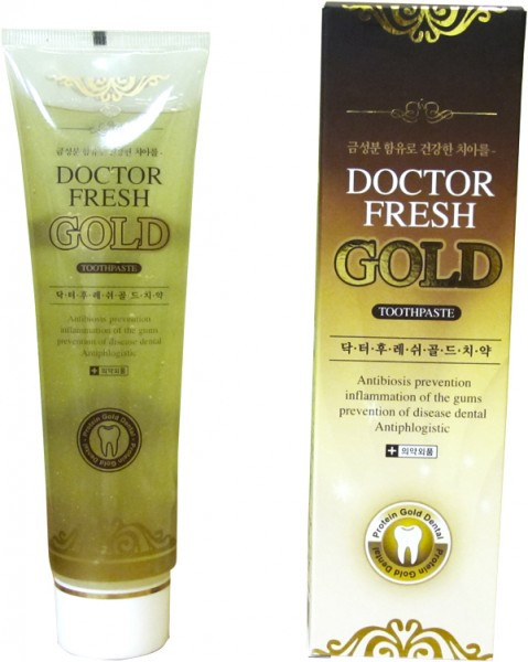 Doctor Fresh Gold zobu pasta ar zeltu, 200ml