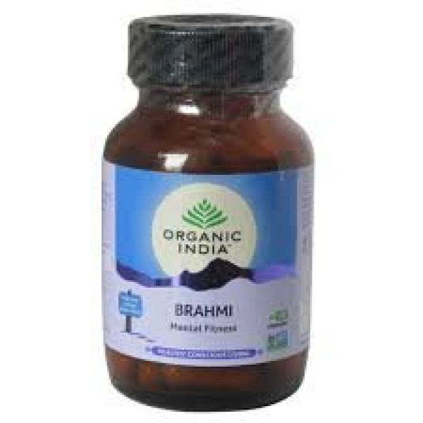 Organic India Brahmi (Gotu Kola), 60 kapsulas 5017