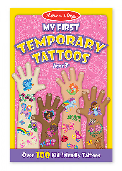 Melissa & Doug viegli notīrāmi 104 tetovējumi bērniem, no 3 gadiem, 12946