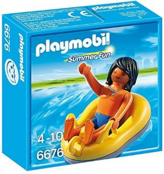 IZPĀRDOŠANA! 6676 PLAYMOBIL® Summer Fun Cilvēks ar peldriņķi, no 4+
