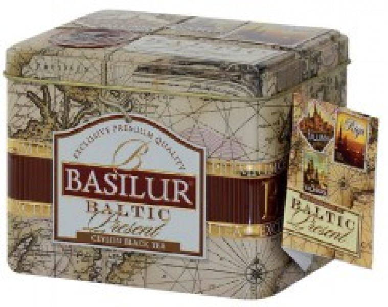 BASILUR Aromatizēta Ceilonas melnā tēja BALTIC PRESENT, 100g, 7858