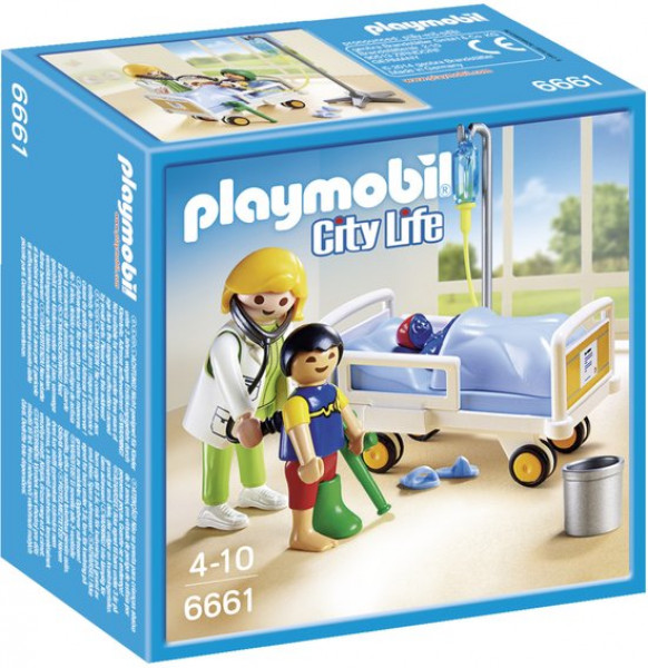 6661 PLAYMOBIL® City Life Pacienta istaba, no 4+
