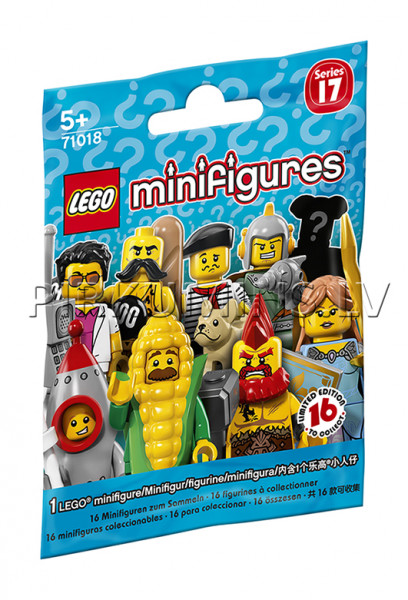 71018 LEGO® Minifigures 17. sērija, no 5 gadiem