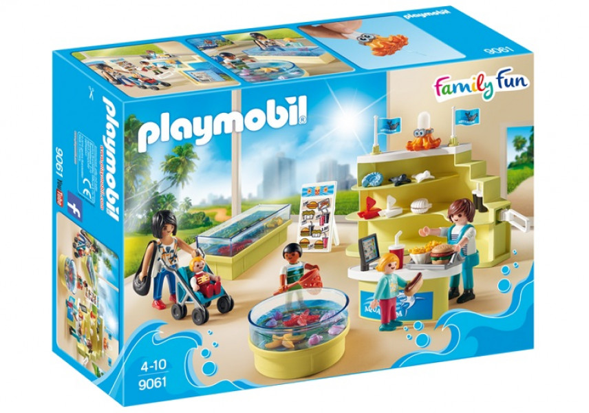 9061 PLAYMOBIL® Family Fun Akvārija veikaliņš, no 4+