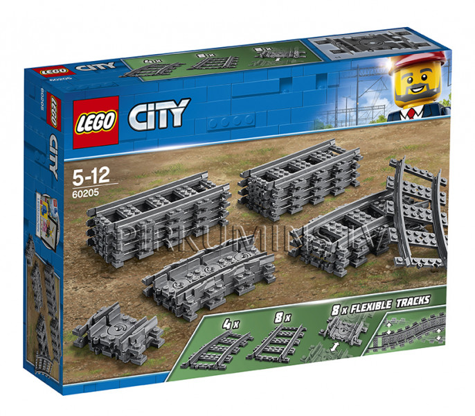 60205 LEGO® City Рельсы, c 5 до 12 лет NEW 2018!