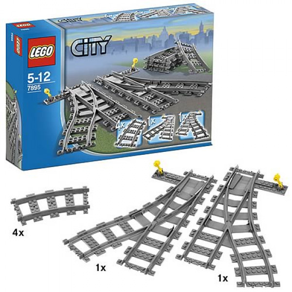 7895 LEGO® City Железнодорожные стрелки