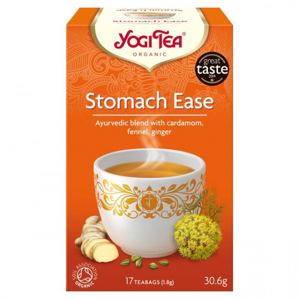 Yogi Tea Stomach Ease tēja gremošans uzlabošanai BIO, 30,6g/17pac.