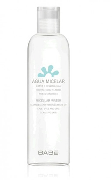 BABE Maigs sejas ādas attīrītājs īpaši strukturēts polarizēts ūdens (MICELLAR WATER), 250 ml.