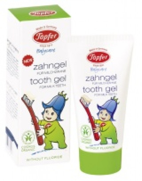 Topfer gēls piena zobu tīrīšanai ar kliņģerītēm, 50 ml