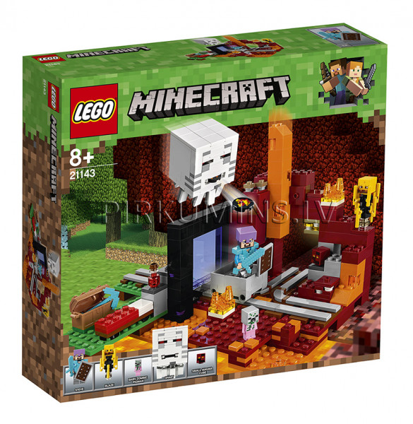 21143 LEGO® Minecraft Nether portāls, no 8 gadiem NEW 2018! 21143 ...