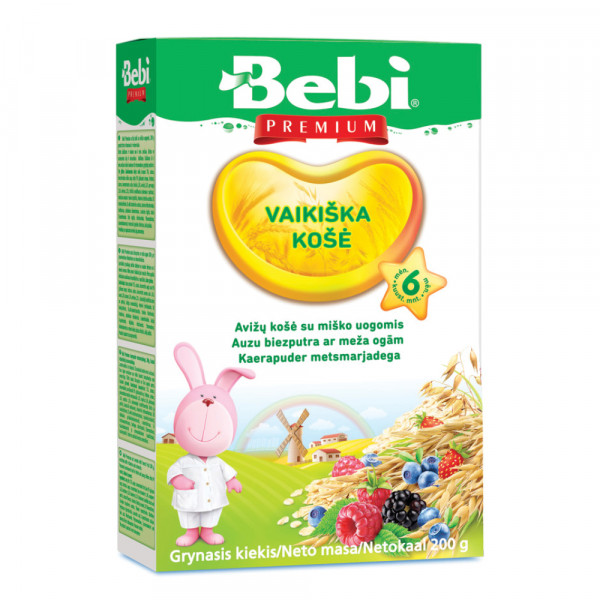 Каша овсяная bebi безмолочная детская 200 г