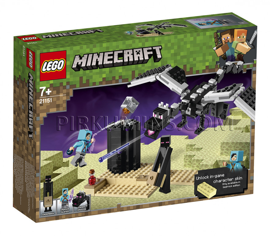 21151 LEGO® Minecraft Kauja Beigās, no 7 gadiem NEW 2019! 21151 | LEGO ...