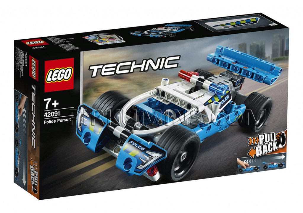 42091 LEGO® Technic Policijas pakaļdzīšanās, no 7+ gadiem NEW 2019 ...