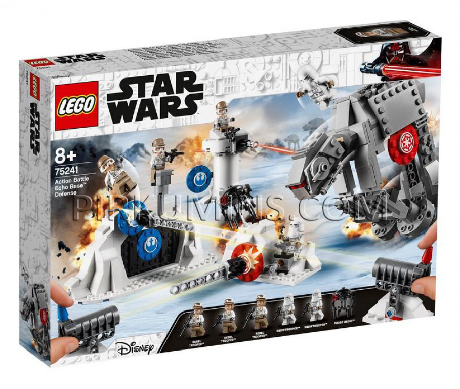 lego star wars combat action battle 75241 echo base defense building set